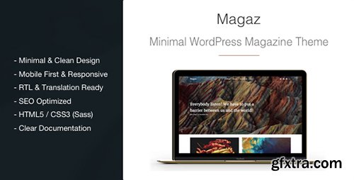 ThemeForest - Magaz v1.0 - Magazine/News Minimal WordPress Theme - 15300535