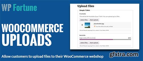 WPFortune - WooCommerce Uploads v1.3.0