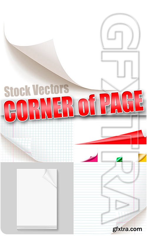 Corner of page - Stock Vectors
