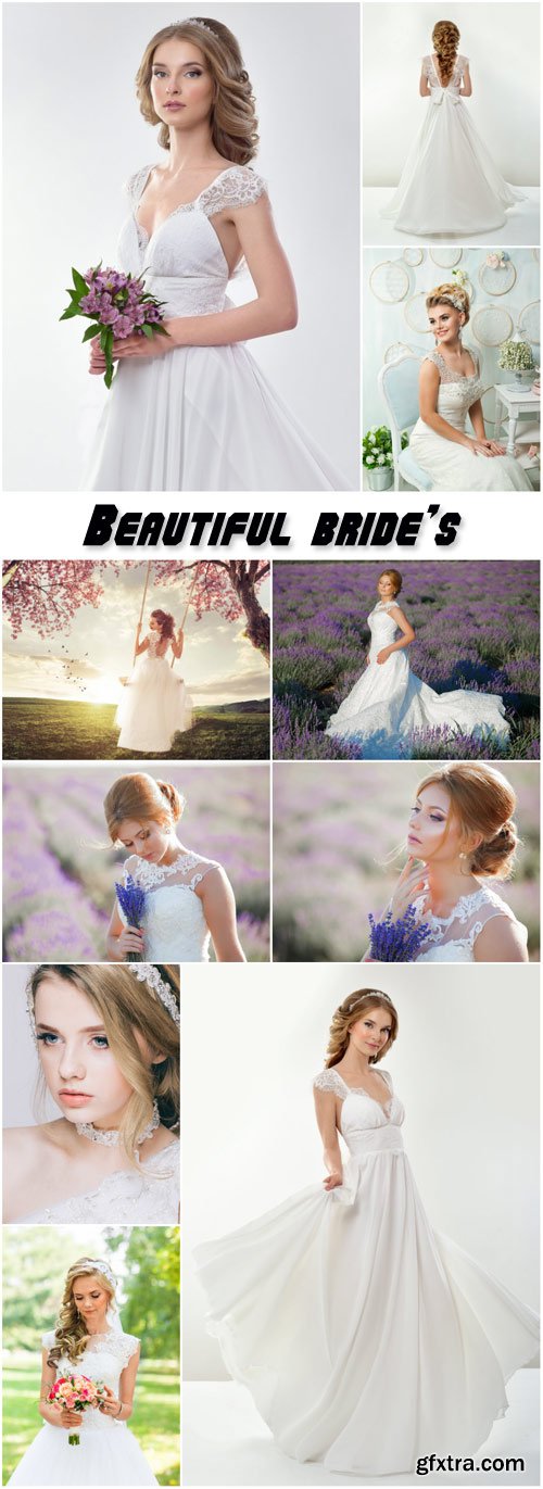 Beautiful bride\'s wedding dress