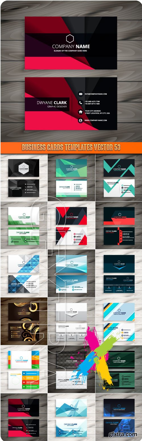 Business Cards Templates vector 53