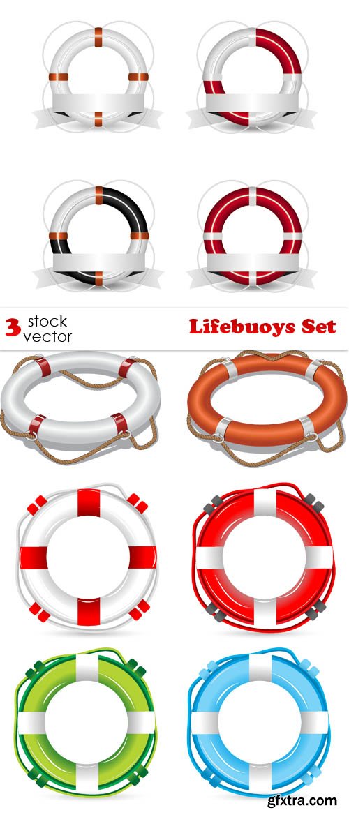 Vectors - Lifebuoys Set