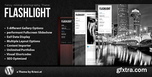ThemeForest - Flashlight v4.0 - fullscreen background portfolio theme - 616050