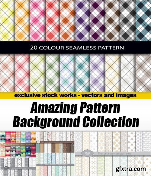 Amazing Pattern Background Collection - 27xEPS