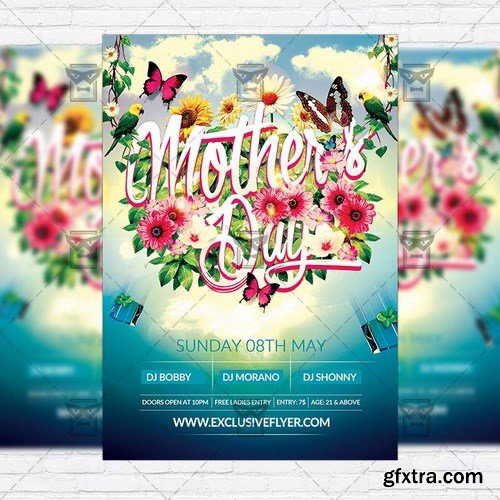 Mother’s Day – Premium Flyer Template + Facebook Cover