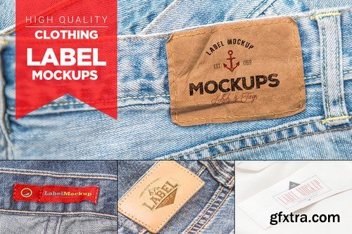 CM - 10 Clothing Label Mockups Vol. 3 539271