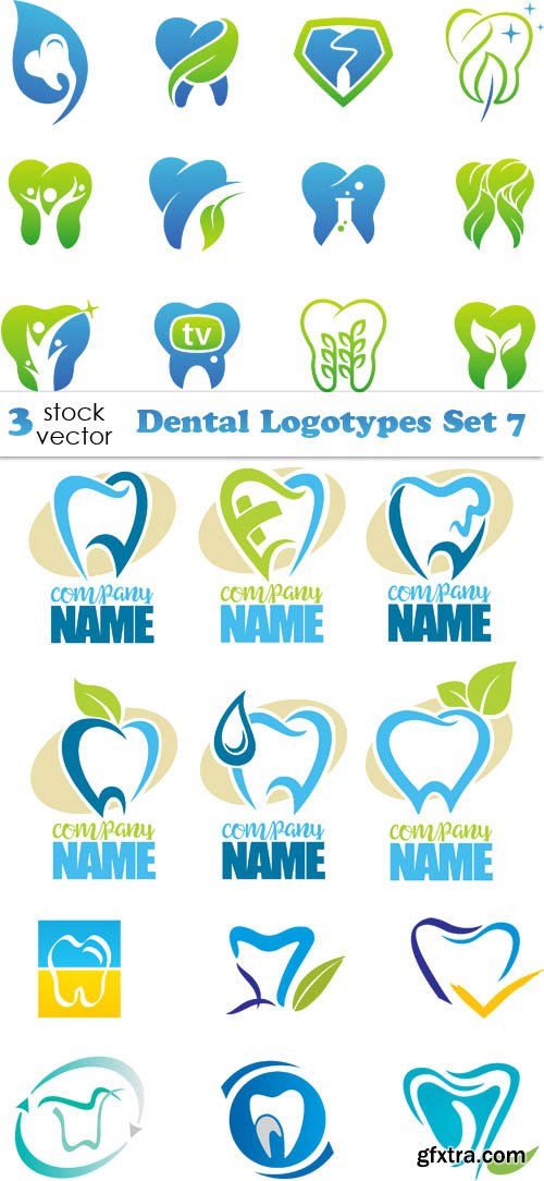 Vectors - Dental Logotypes Set 7