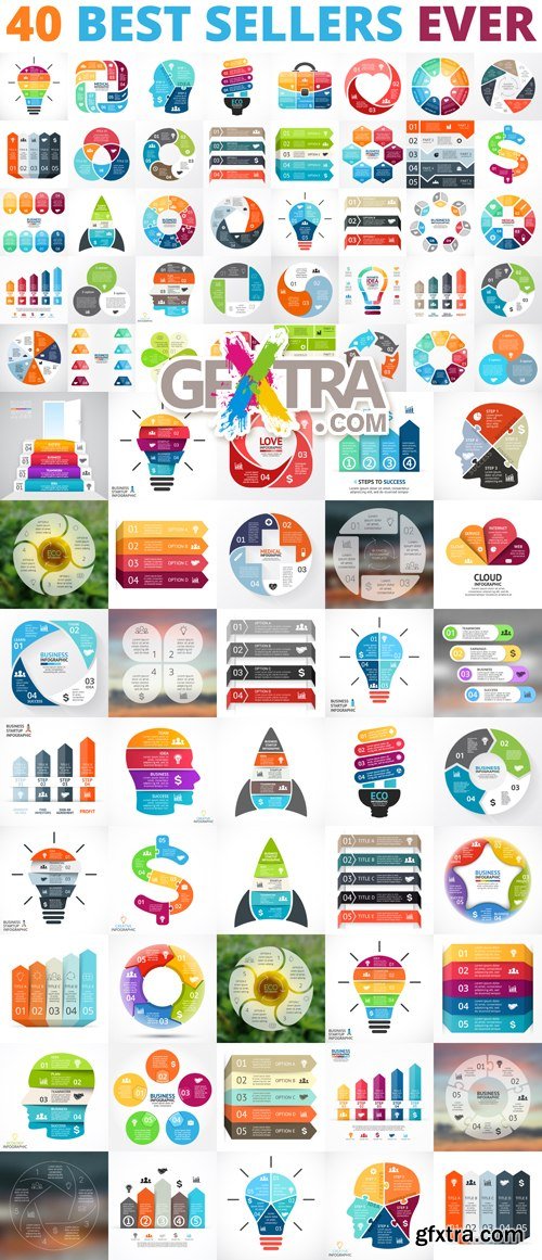 Circle Infographic Elements Vector 2