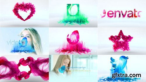 Videohive Colorful Particle Logo Pack 10116250