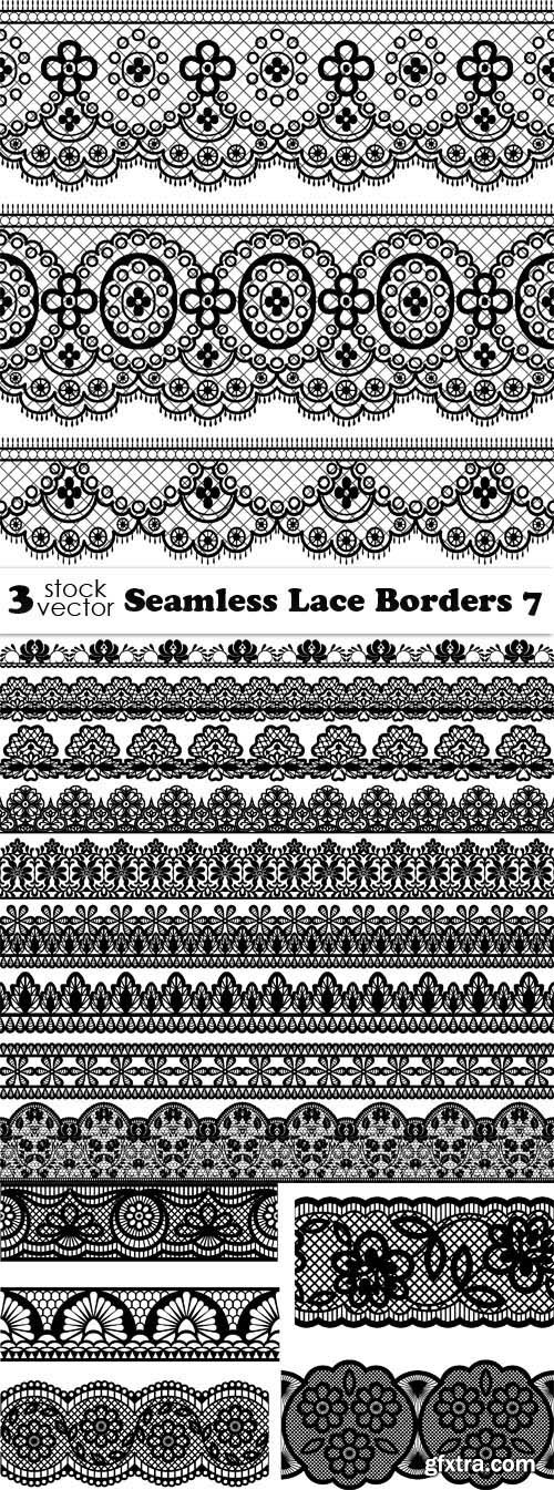 Vectors - Seamless Lace Borders 7