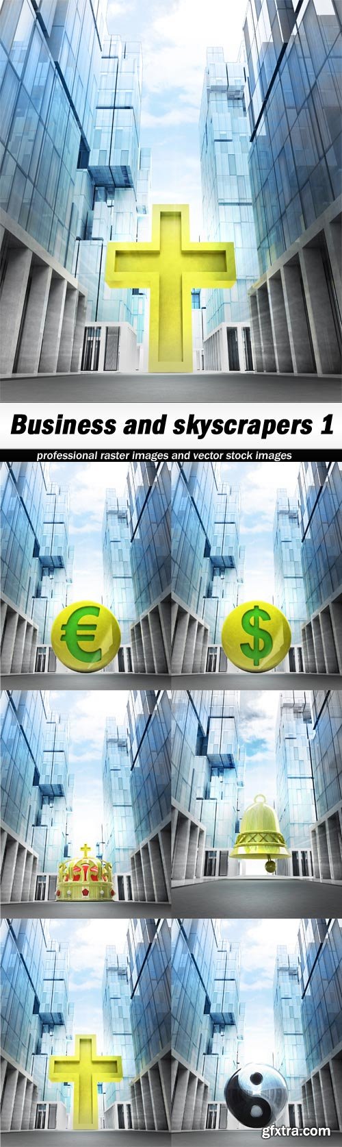 Business and skyscrapers 1-6xJPEGs