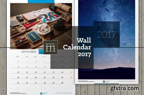 CreativeMarket Wall Calendar 2017 (WC11) 606502
