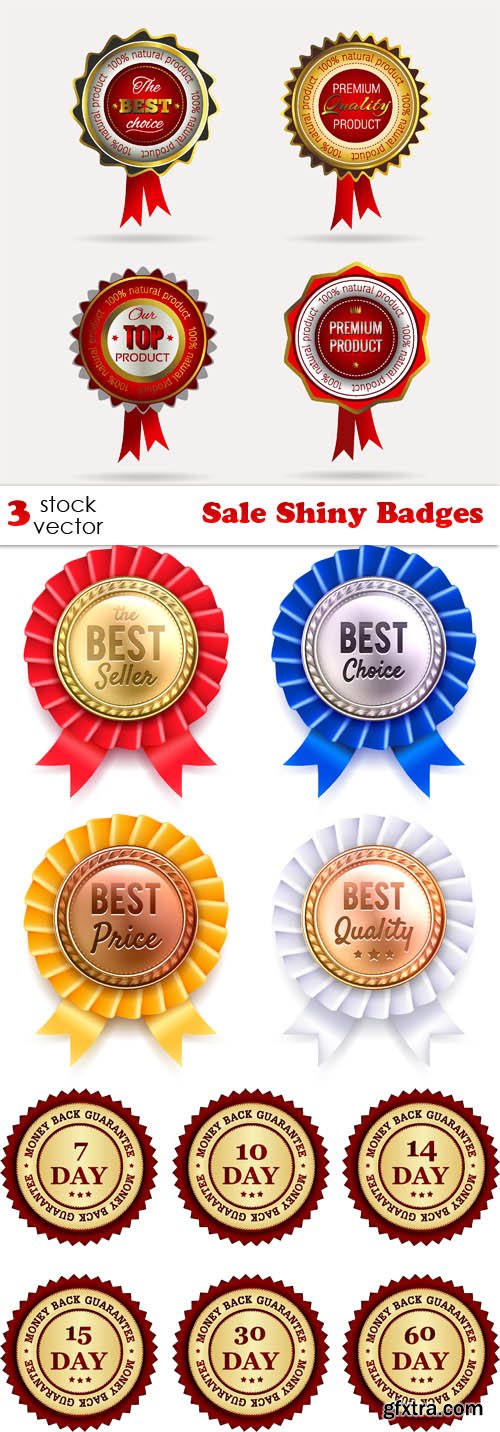 Vectors - Sale Shiny Badges