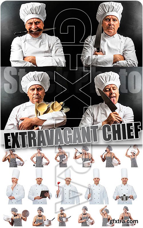 Extravagant chef - UHQ Stock Photo