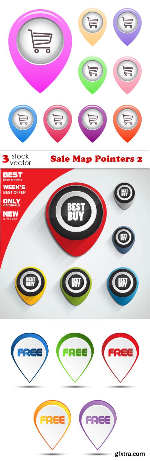 Vectors - Sale Map Pointers 2