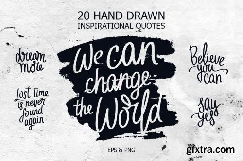 CreativeMarket 20 Inspirational Quotes 622675