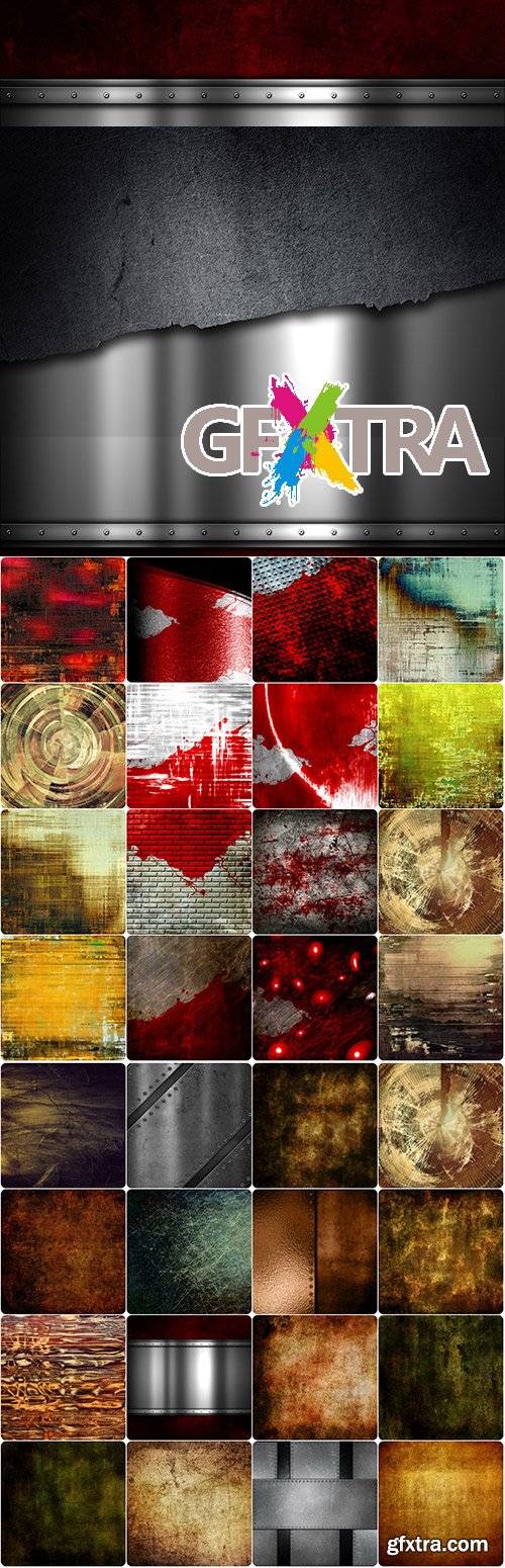 Abstract Grunge background collection