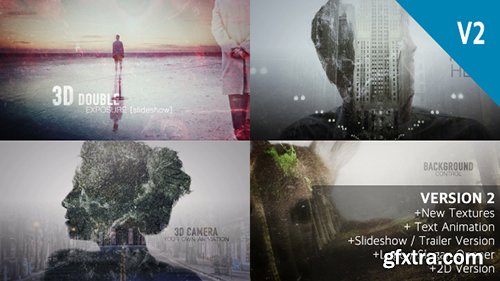 Videohive 2D and 3D Double Exposure Pack 14944729 V2