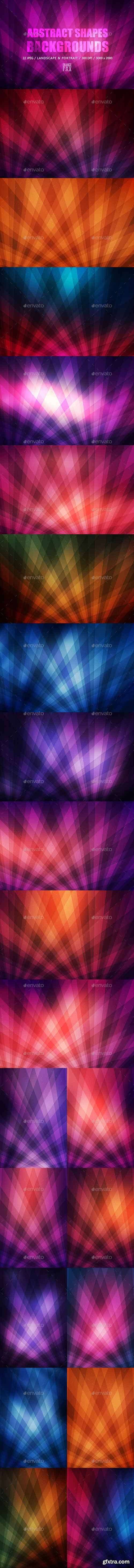 GraphicRiver - 22 Abstract Shapes Backgrounds 12120995