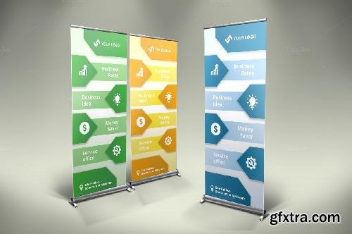 CreativeMarket Business Roll-Up Banners - v030 632060