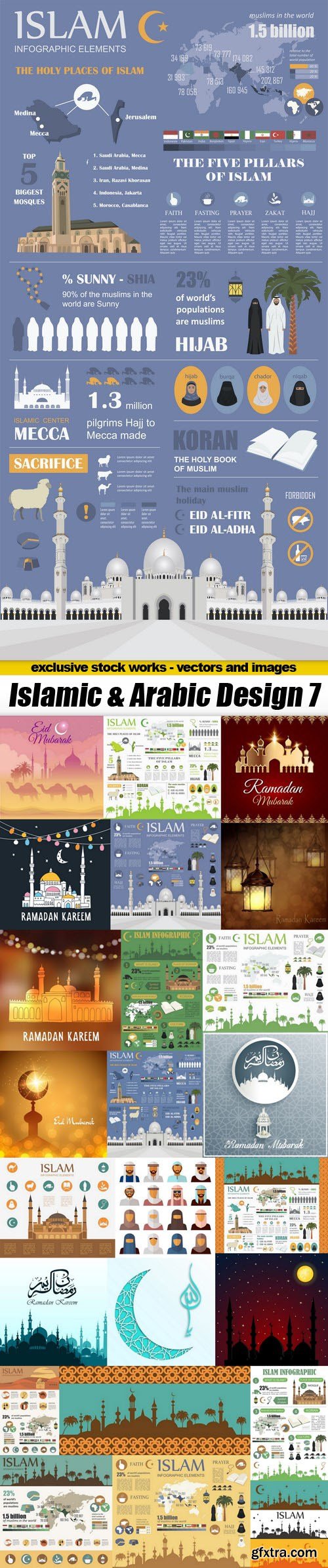 Islamic & Arabic Design 7, 25xEPS