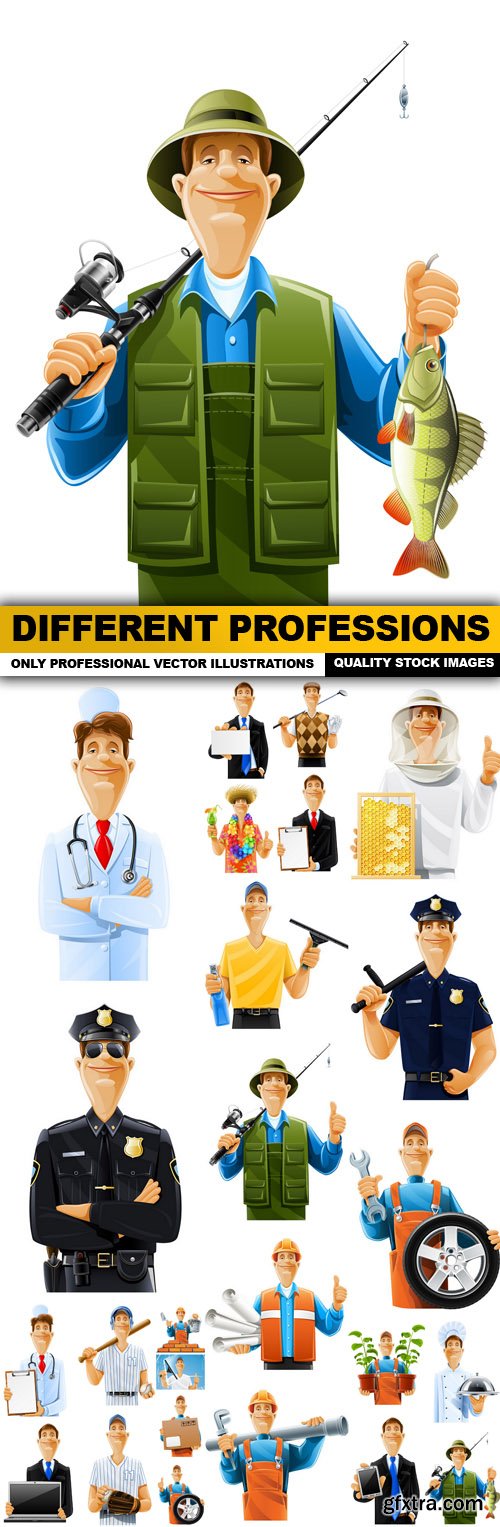 Different Professions - 25 Vector