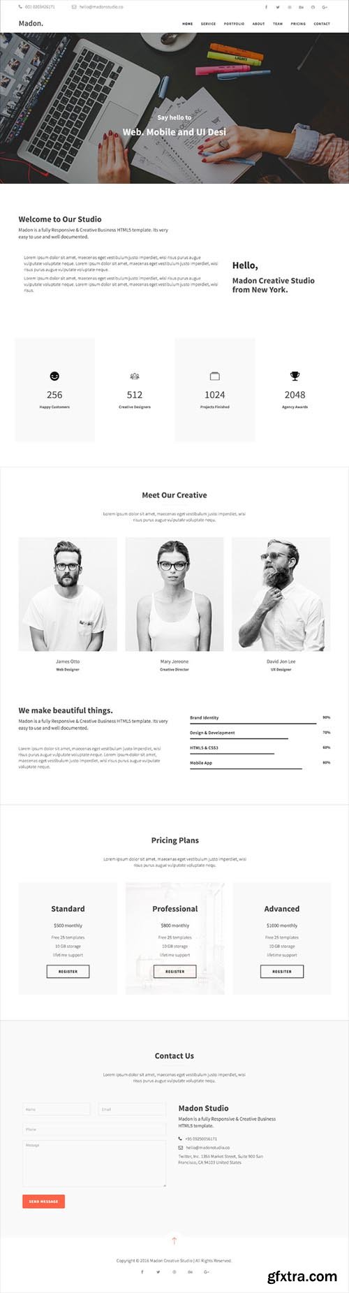 Madon - Business HTML Template - CM 629191