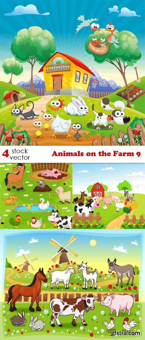 Vectors - Animals on the Farm 9