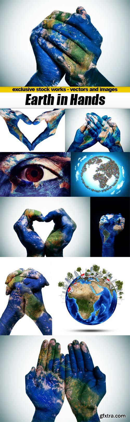 Earth In Peoples Life - 10x JPEGs