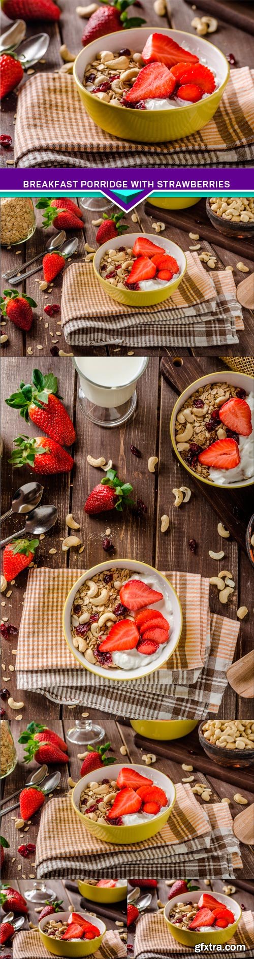 Breakfast porridge with strawberries 5x JPEG
