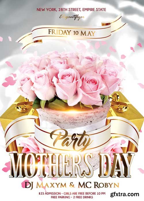 Mothers Day V7 PSD Flyer Template + Facebook Cover[