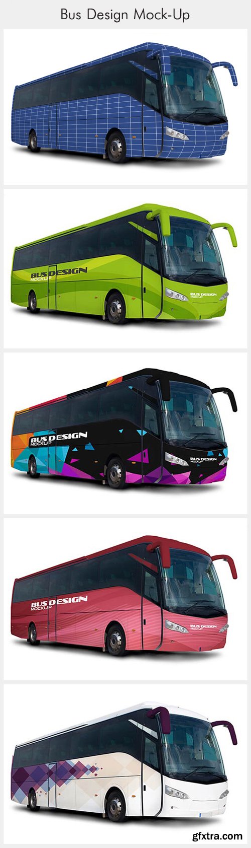 Bus Design Mockup Psd
