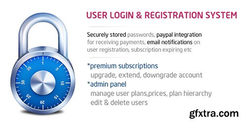 CodeCanyon - Login & Registration with Premium Membership (Update: 19 November 15) - 2979092