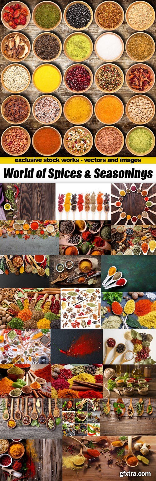 World of Spices & Seasonings - 25xUHQ JPEG
