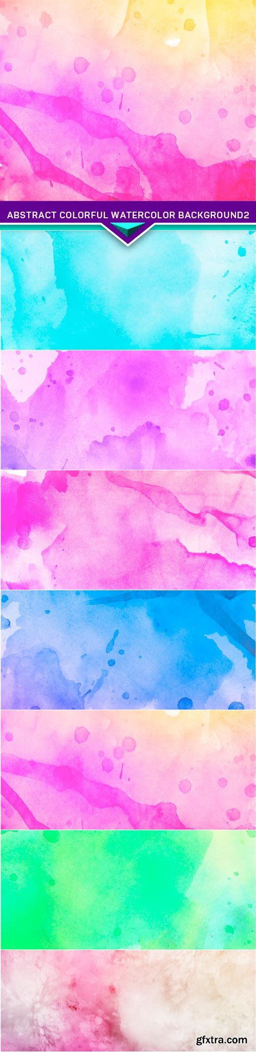 Abstract colorful watercolor background 2 7x JPEG