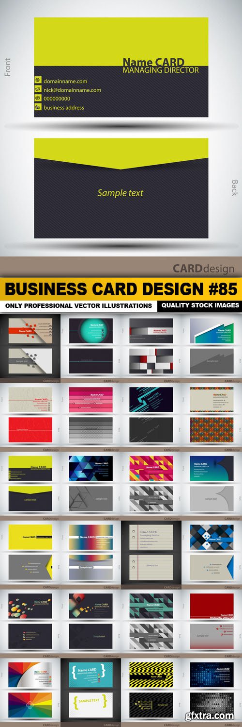 Business Card Design #85 - 24 Vector