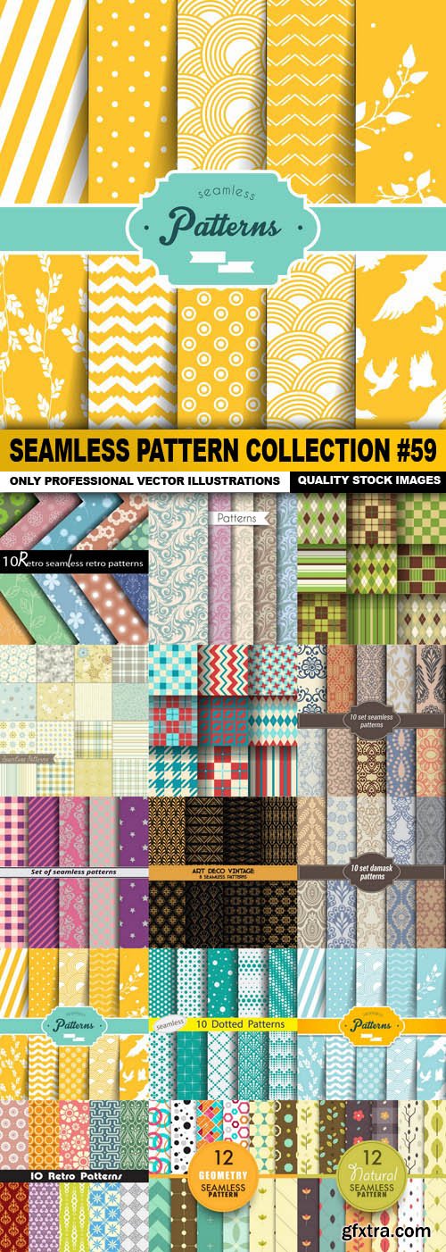 Seamless Pattern Collection #59 - 15 Vector