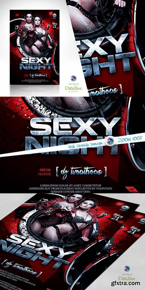CM - Sexy Night Flyer Template 88112
