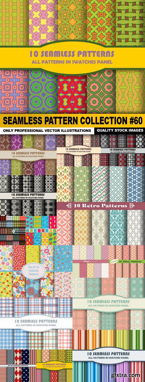 Seamless Pattern Collection #60 - 15 Vector