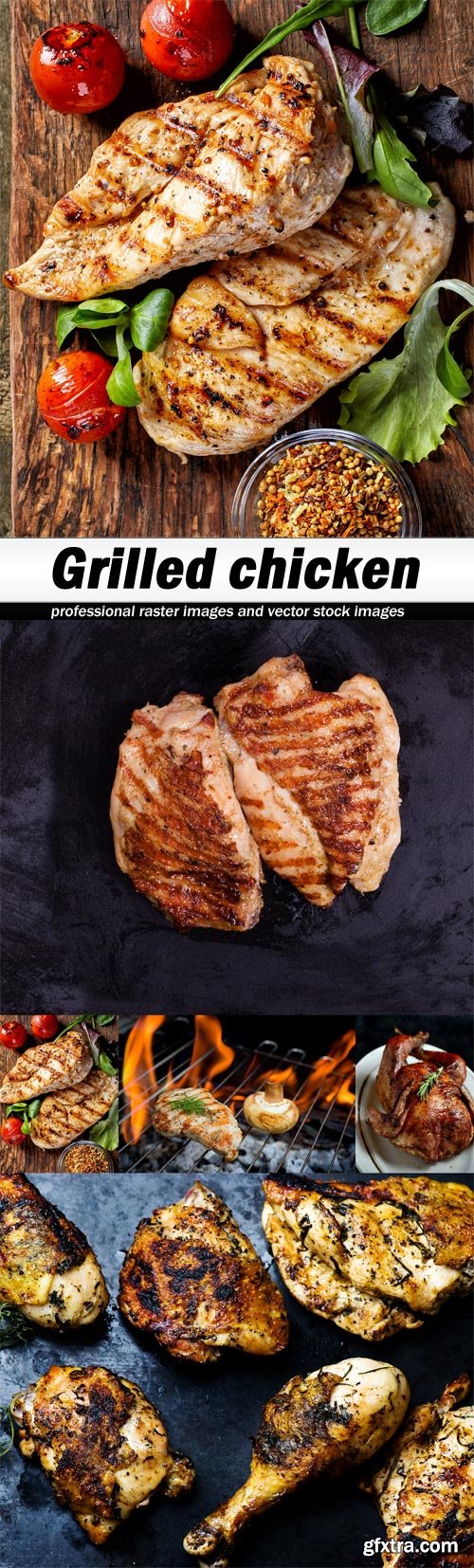 Grilled chicken-5xJPEGs