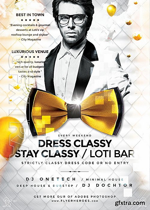 Dress Classy Stay Classy Flyer