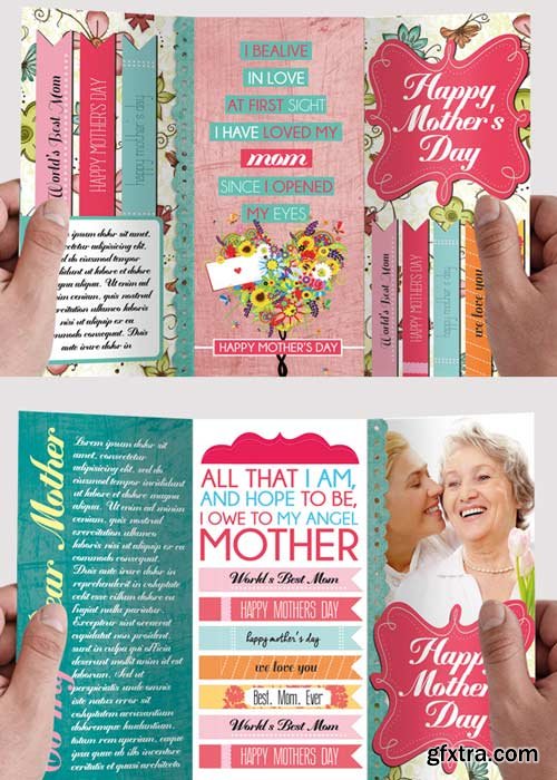 Mothers Day – Premium Tri-Fold PSD Brochure Template