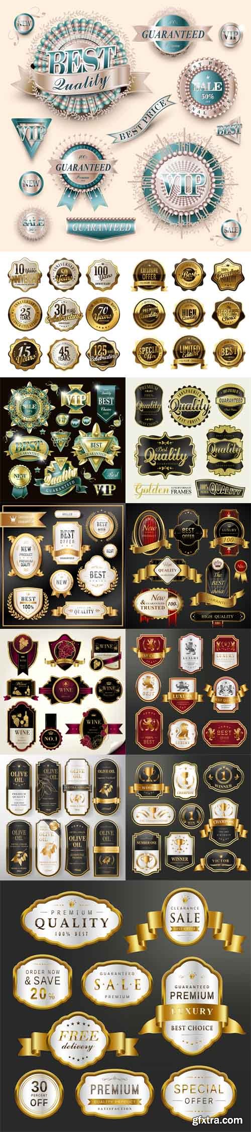 Vector Set - Luxury Premium Labels