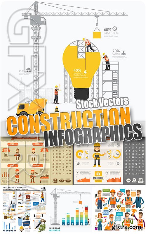 Construction Infographics - Stock Vectors