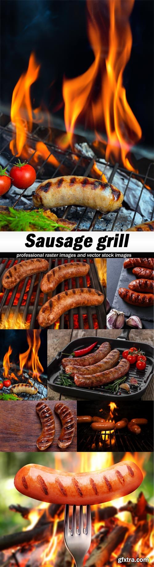 Sausage grill-7xJPEGs