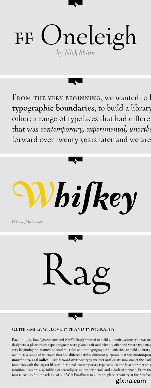 FF Oneleigh Font Family