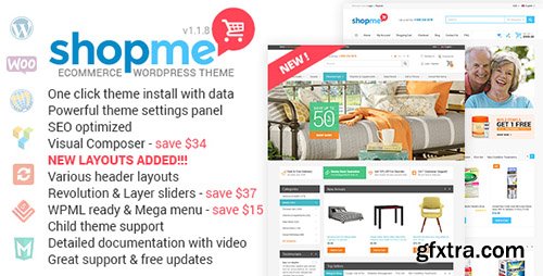 ThemeForest - ShopMe v1.1.8 - Woocommerce WordPress Theme - 12701244