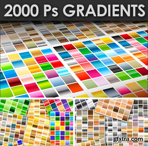 CM 4451 - 2000+ Photoshop Gradients