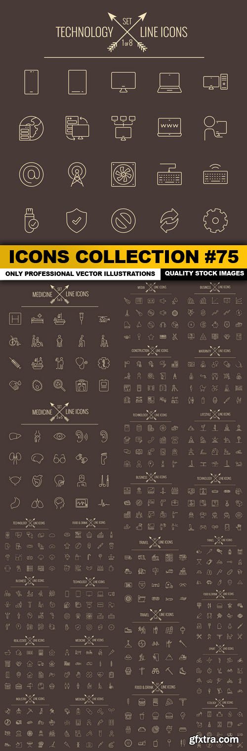 Icons Collection #75 - 25 Vector
