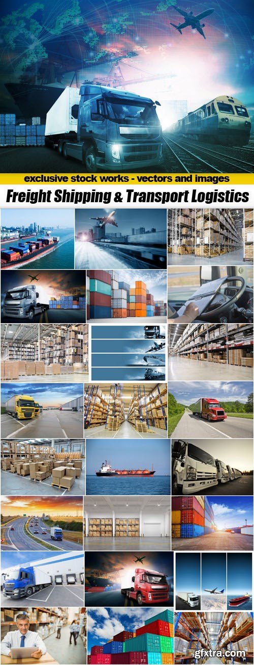 Freight Shipping & Transport Logistics 25xJPG